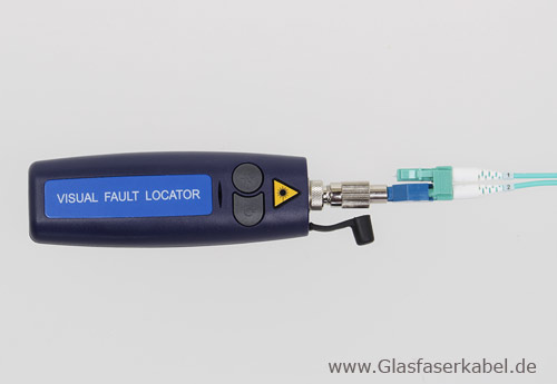 Glasfaserkabel Tester mit LC Kabel