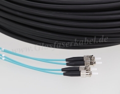 LWL Kabel 4 Adern, Multimode, 4G OM3, ST-ST