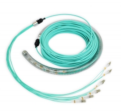 LWL Kabel / Glasfaserkabel mit 12 Fasern, 60m, LC-LC